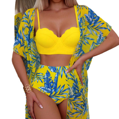 High Waist Lace Swimsuit Set - Free Shipping - Aurelia Clothing