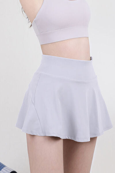 High Waist Pleated Active Skirt - Free Shipping - Aurelia Clothing