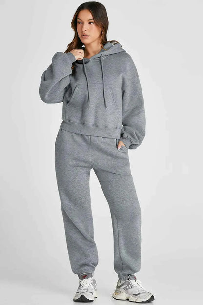 Hooded Top and Pants Active Set-Free Shipping - Aurelia Clothing