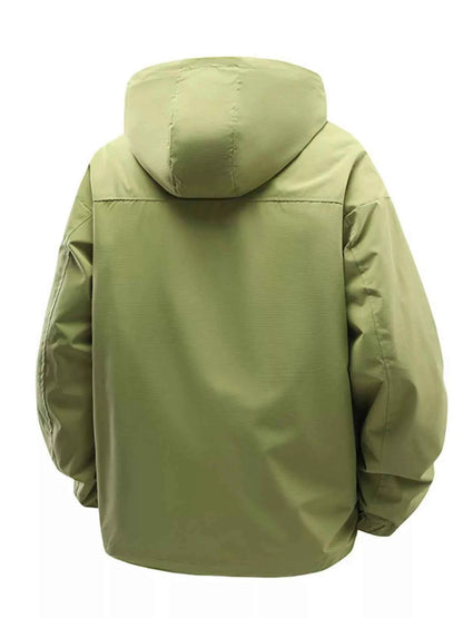 Hooded Windproof Casual Jacket - Free Shipping - Aurelia Clothing