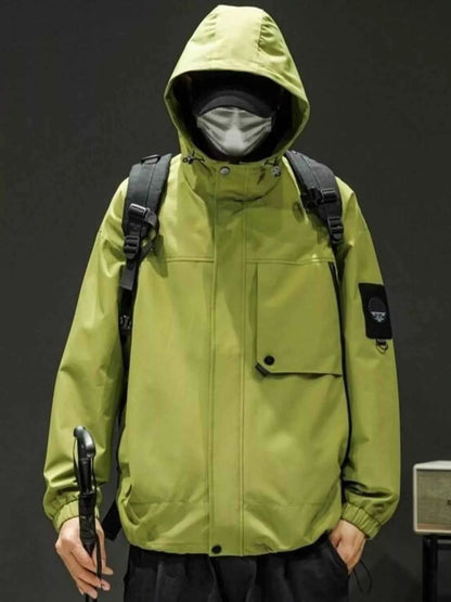 Hooded Windproof Casual Jacket - Free Shipping - Aurelia Clothing