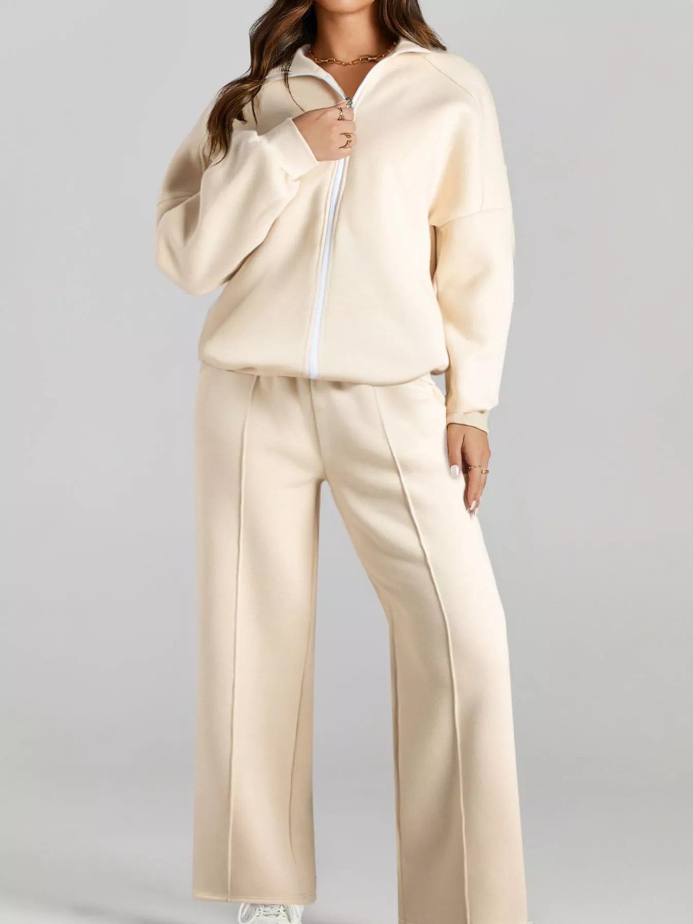 Jacket and Drawstring Pants Active-Free Shipping - Aurelia Clothing