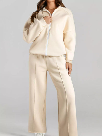 Jacket and Drawstring Pants Active-Free Shipping - Aurelia Clothing