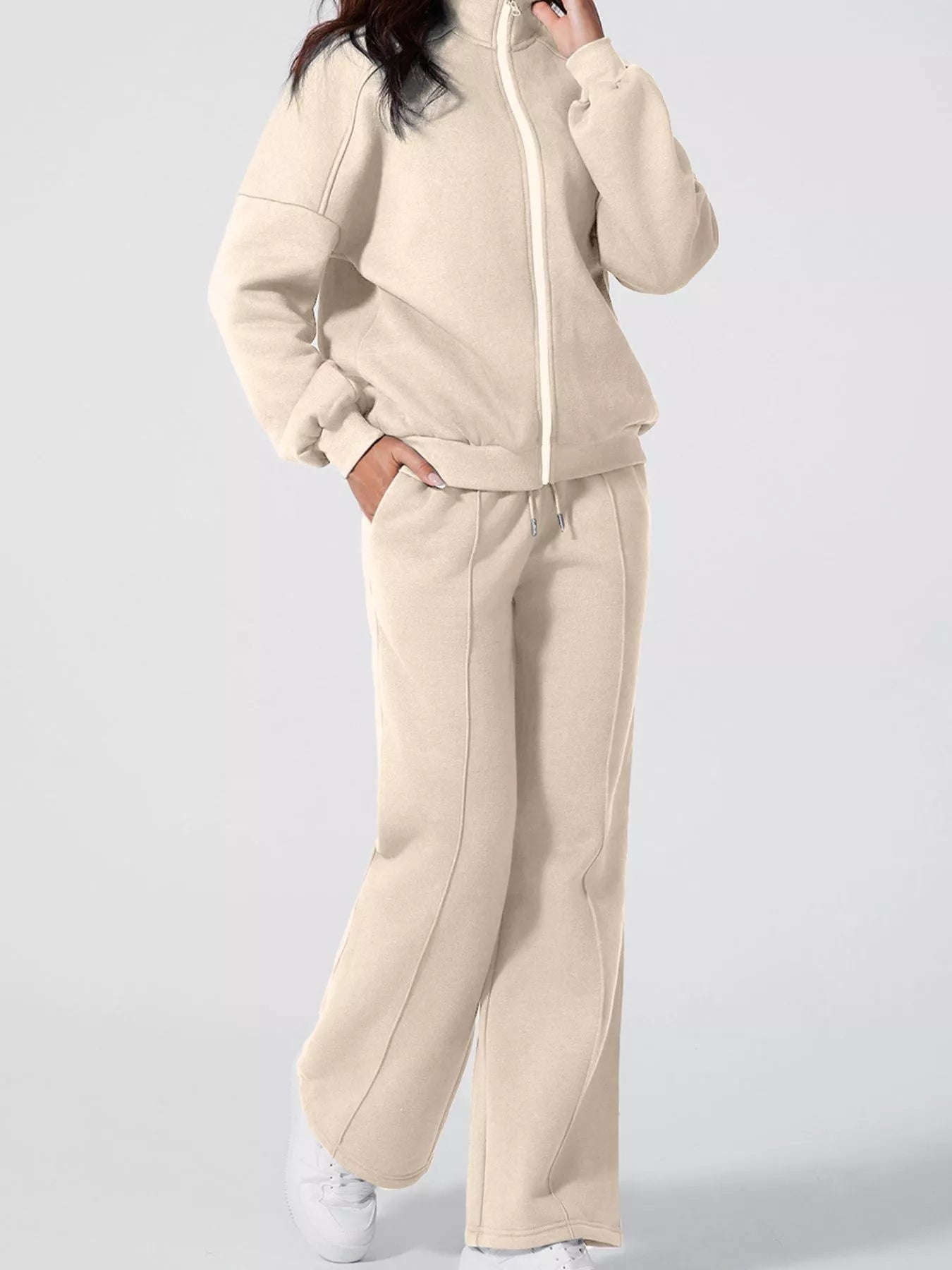 Jacket and Drawstring Pants Active-Free Shipping - Aurelia Clothing