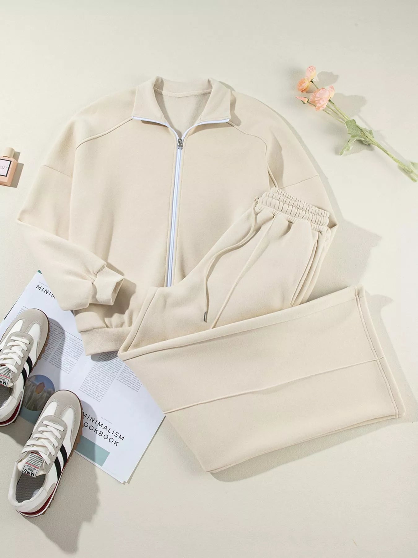 Jacket and Drawstring Pants Active-Free Shipping - Aurelia Clothing