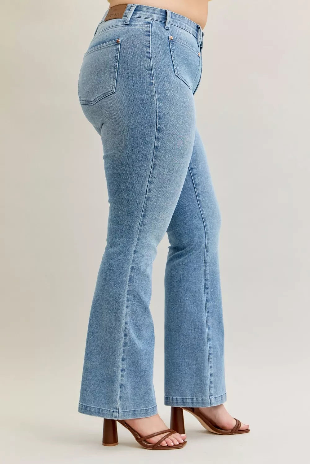 Judy Blue Full Size Mid Rise Bootcut-Free Shipping - Aurelia Clothing