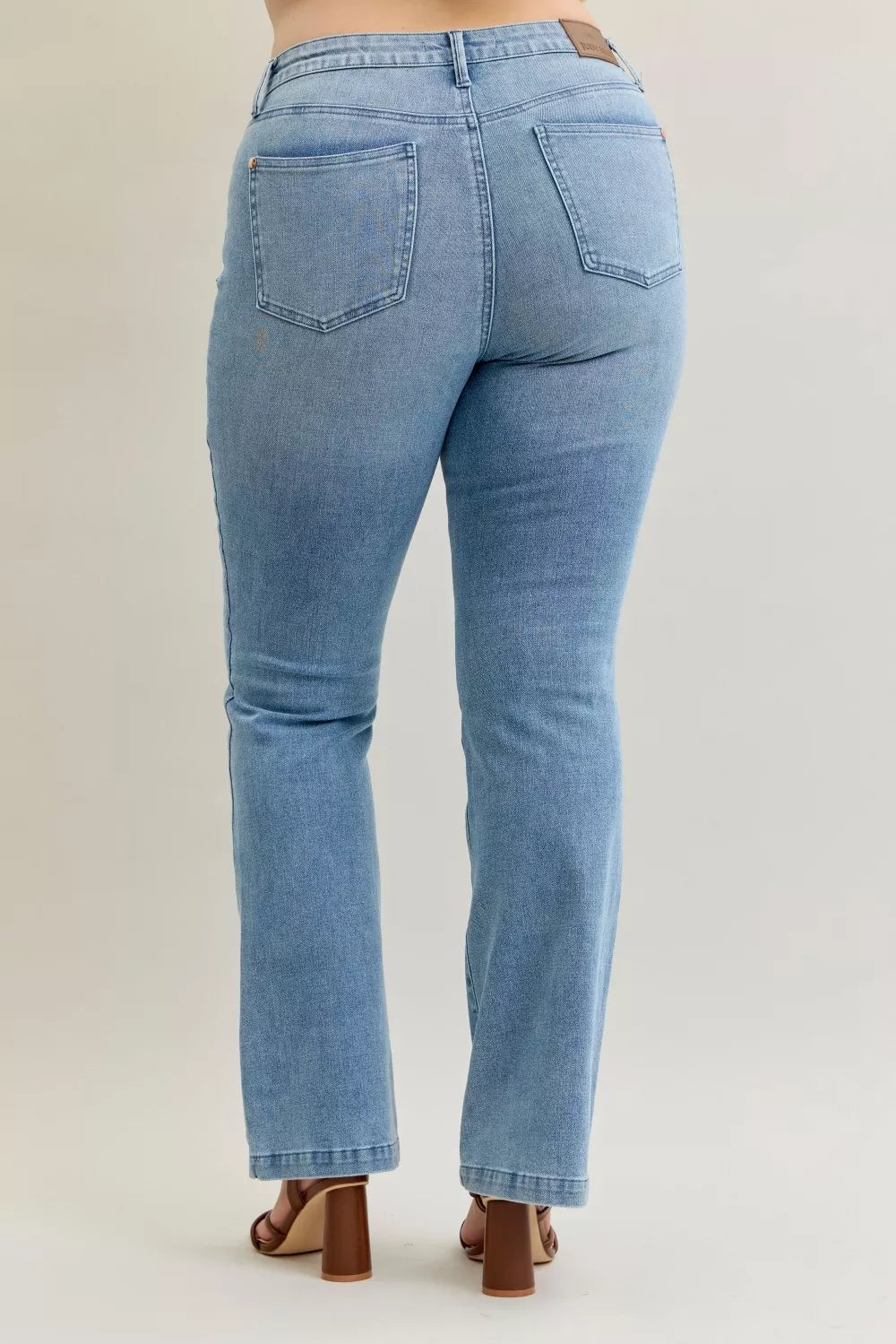 Judy Blue Full Size Mid Rise Bootcut-Free Shipping - Aurelia Clothing