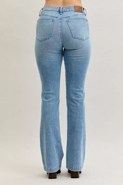 Judy Blue Full Size Mid Rise Bootcut-Free Shipping - Aurelia Clothing