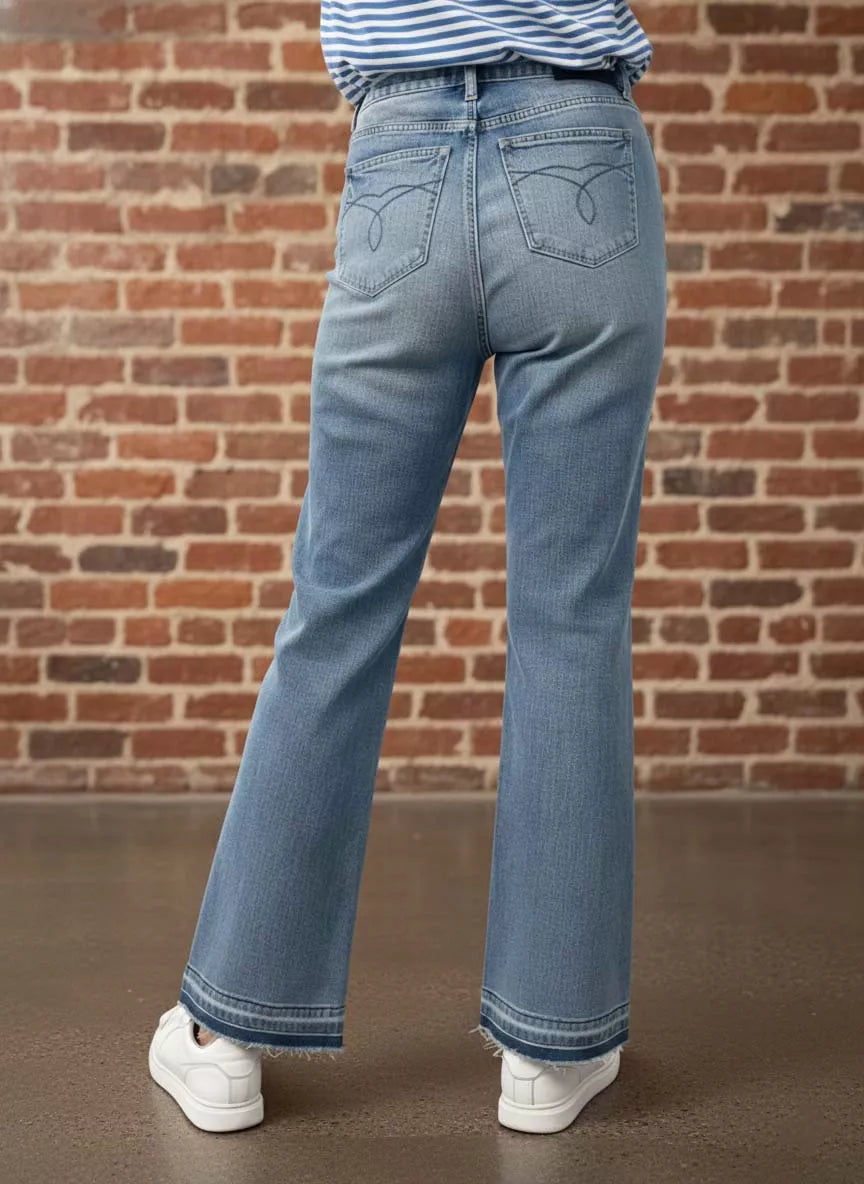 Judy Blue Full Size Mid Rise Slim Bootcut-Free Shipping - Aurelia Clothing