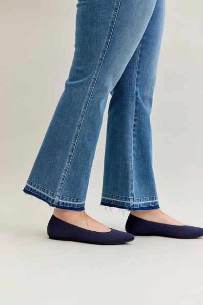 Judy Blue Full Size Mid Rise Slim Bootcut-Free Shipping - Aurelia Clothing