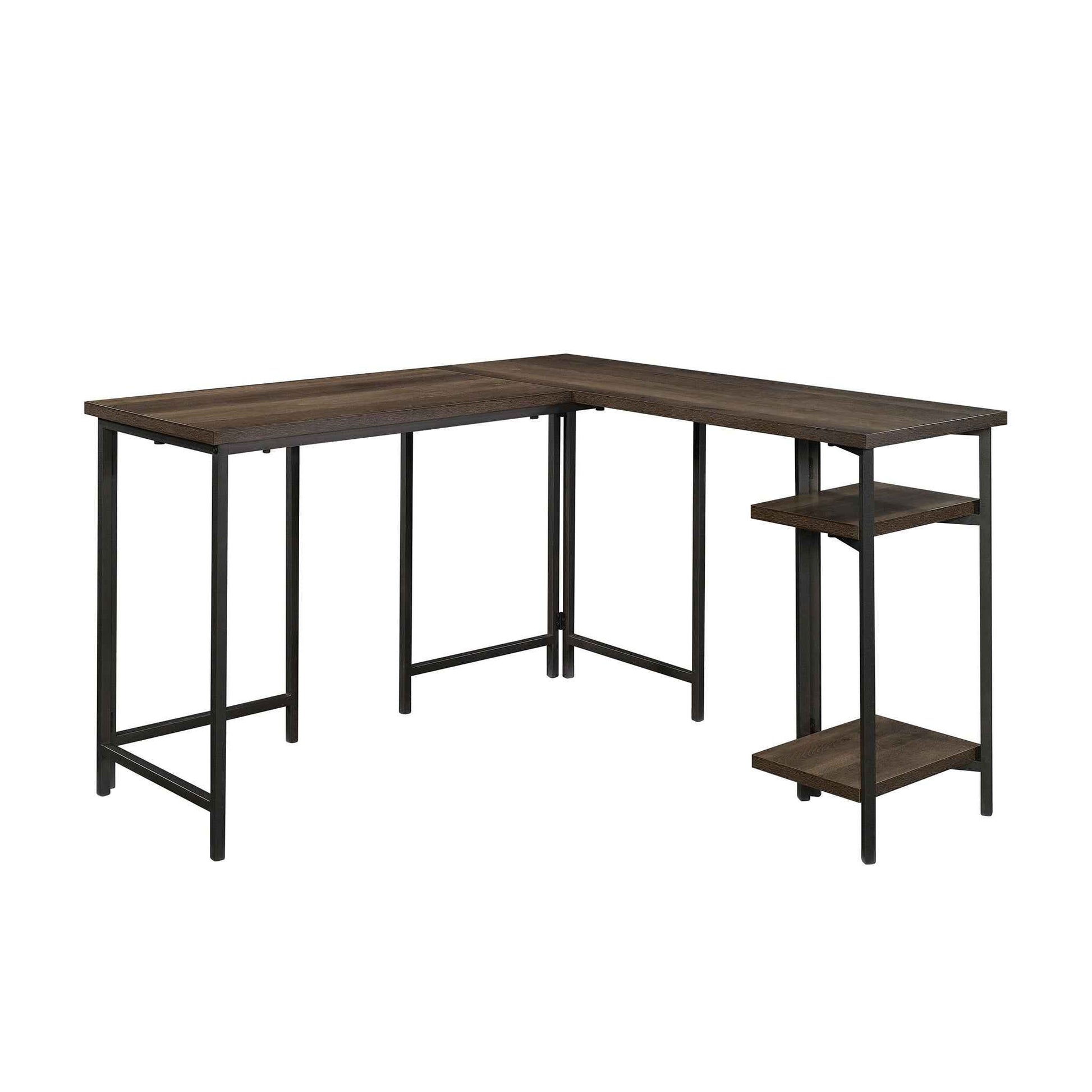 L-Shaped Desk with Rustic Style-Free Shipping - Aurelia Clothing