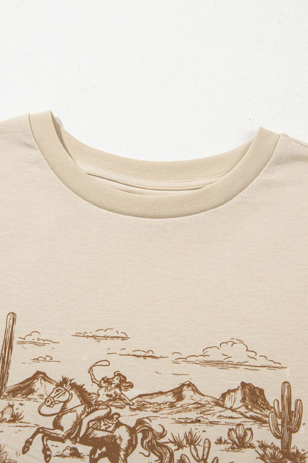 LIVE YOUR BEST LIFE Western Graphic Short Sleeve T-Shirt - Aurelia Clothing