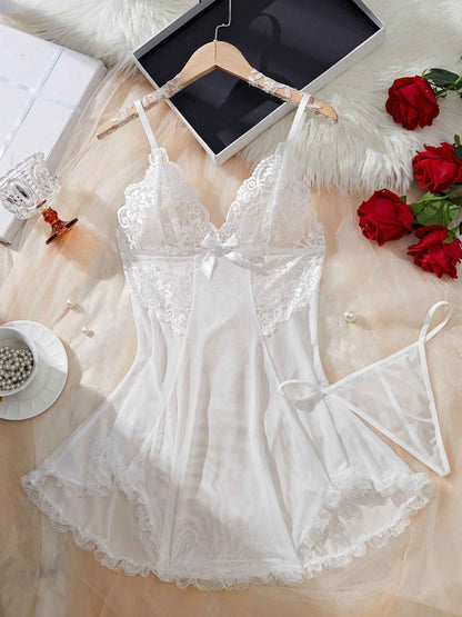 Lingerie Mesh Style Lounge Attire-Free Shipping - Aurelia Clothing