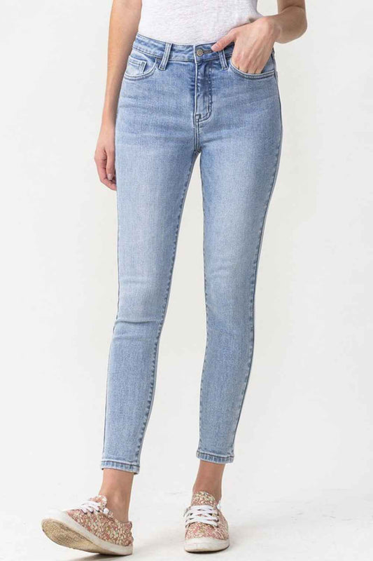Lovervet Full Size Talia High Rise Crop Skinny Jeans - aurelia-clothing-8955