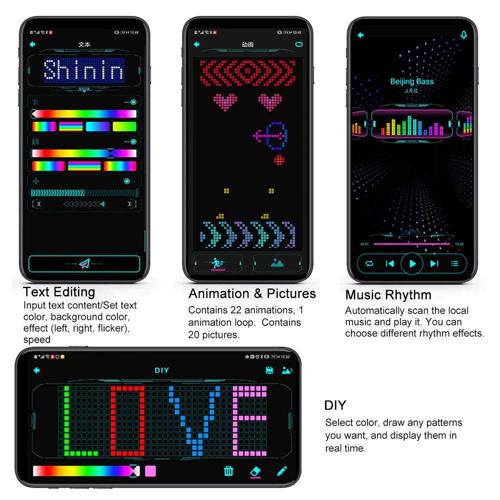 Luminous Eye Glasses Electronic-Free Shipping - Aurelia Clothing