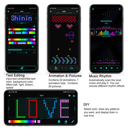 Luminous Eye Glasses Electronic-Free Shipping - Aurelia Clothing