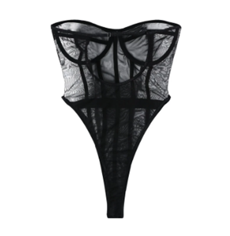 Metal Loop Seductive Lingerie-Free Shipping - Aurelia Clothing