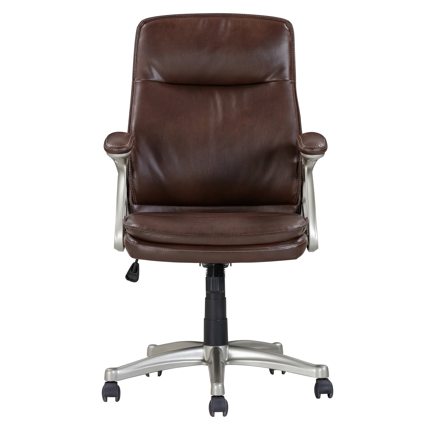 Mid Back Brown Faux Leather - Free Shipping - Aurelia Clothing