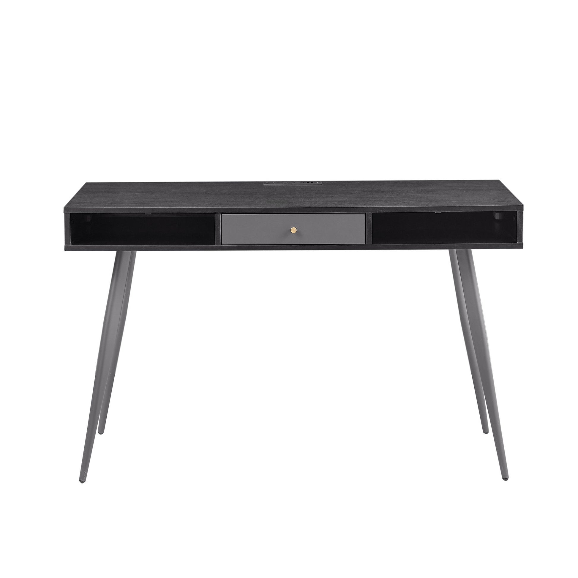 Mid Century Desk with USB Ports and Power Outlet-Free Shipping - Aurelia Clothing