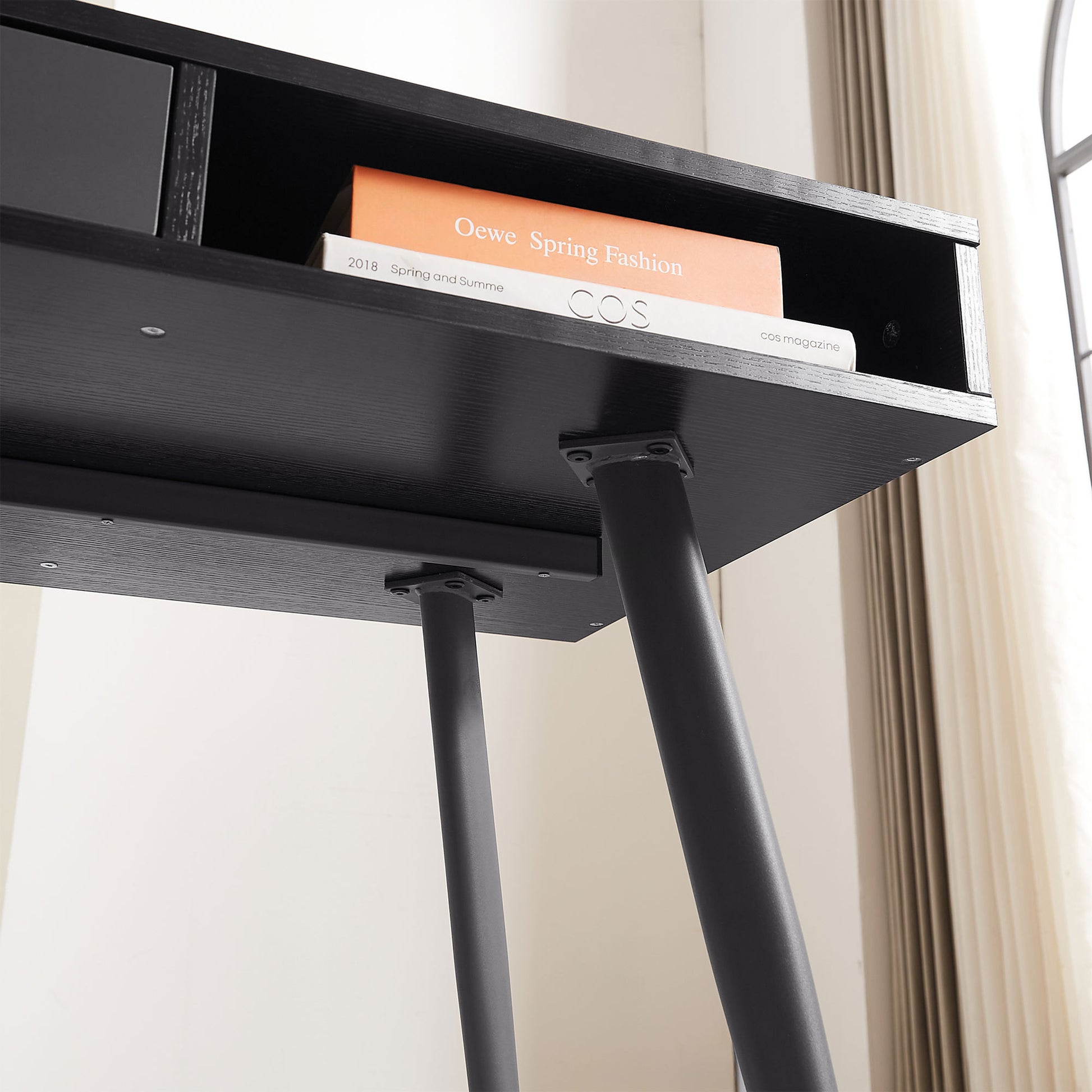 Mid Century Desk with USB Ports and Power Outlet-Free Shipping - Aurelia Clothing