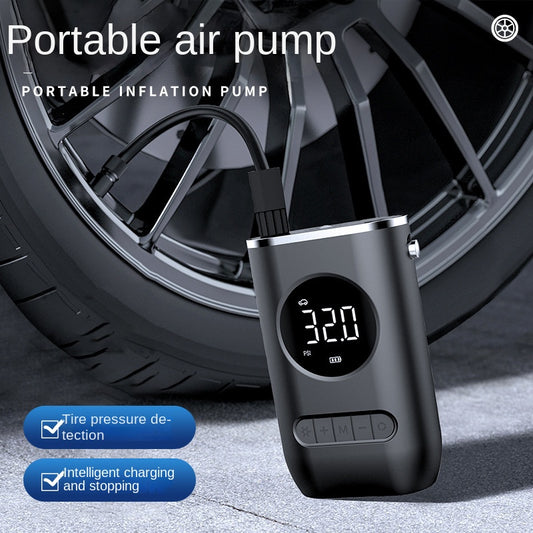 New Car Portable Inflator Pump Mini Bicycle Electric Tire Handheld Wireless Charging Super Car Inflator Pump - Free Shipping - Aurelia Clothing