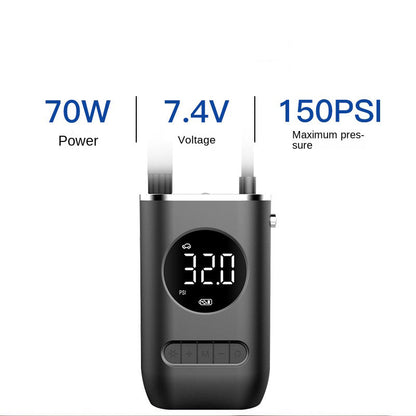 New Car Portable Inflator Pump Mini Bicycle Electric Tire Handheld Wireless Charging Super Car Inflator Pump - Free Shipping - Aurelia Clothing