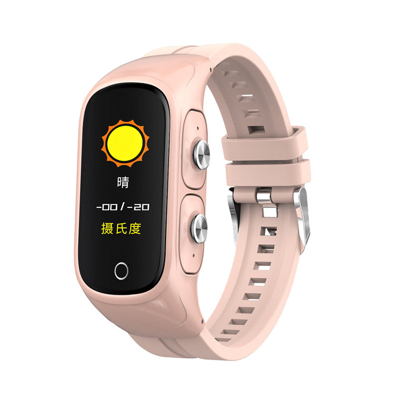 New N8 Smart Bracelet Pair Ear Bluetooth Headset Two-In-One Sports Watch - Free Shipping - Aurelia Clothing