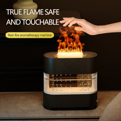 New Products Rain Cloud Fire Humidifier Water Drip Novedades  Rain Water Diffuser Fire Flame Humidifier Aroma Diffuser - Free Shipping - Aurelia Clothing