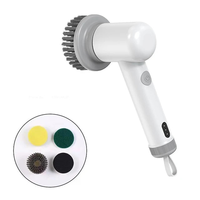 New Wireless Electric Cleaning Brush Housework Kitchen Dishwashing Brush Bathtub Tile Professional Cleaning Brush - Free Shipping - Aurelia Clothing