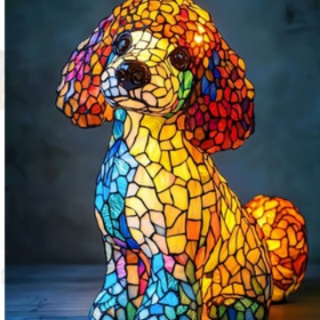 strange dog lamp Cat-Dachshund Lamp-Free Shipping