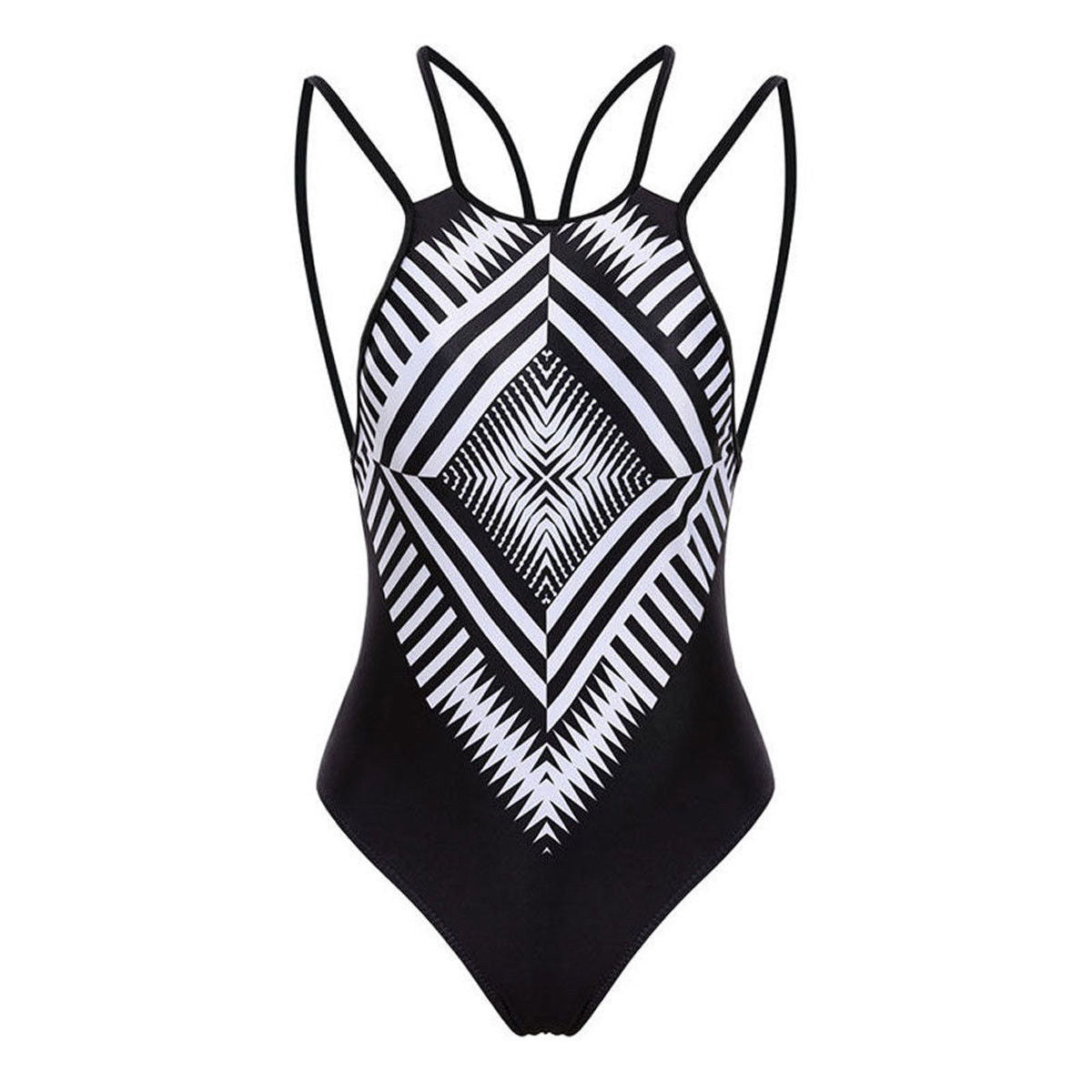 One Piece Padded Bra Bikini Women Swimsuit Bandage Push up Swimwear Bathing Suit-in Body Suits - Free Shipping - Aurelia Clothing