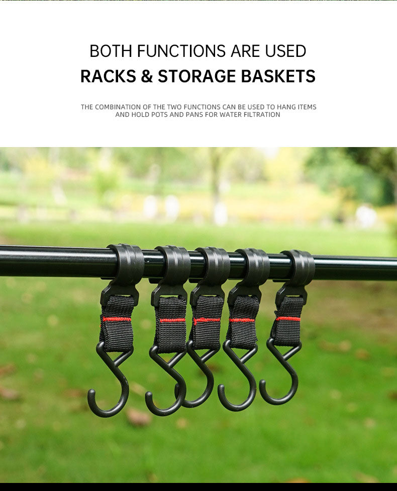 Outdoor camping folding shelf camping car drying rack drying net drying rack storage rack - Free Shipping - Aurelia Clothing