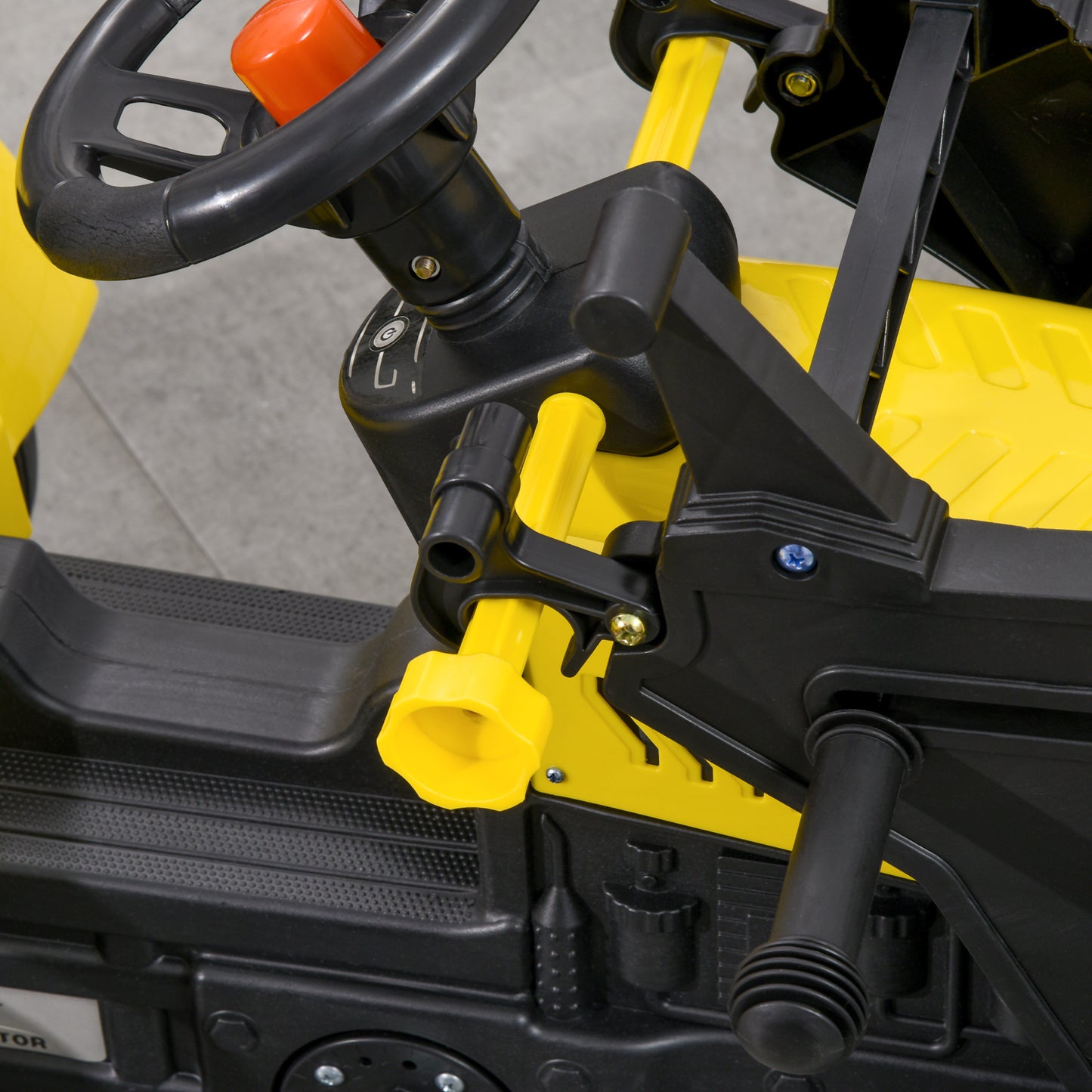 Pedal Ride-On Excavator with Front Loader Digger-Free Shipping - Aurelia Clothing