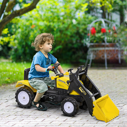 Pedal Ride-On Excavator with Front Loader Digger-Free Shipping - Aurelia Clothing