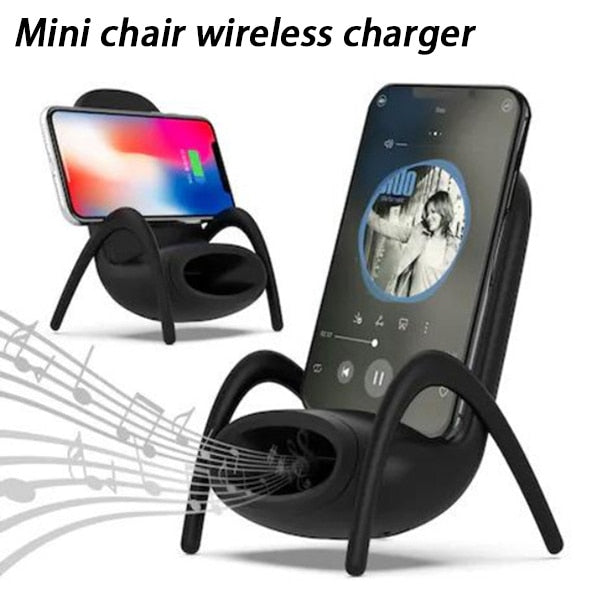 Portable Mini Chair Wireless Charger Supply For All Phones Multipurpose Phone Stand  - Free Shipping - Aurelia Clothing