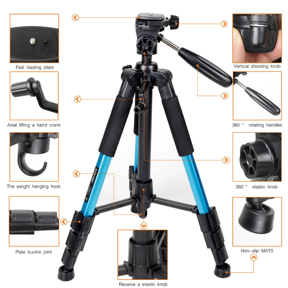 Professional PortableAluminum Camera Tripod-Free Shipping - Aurelia Clothing