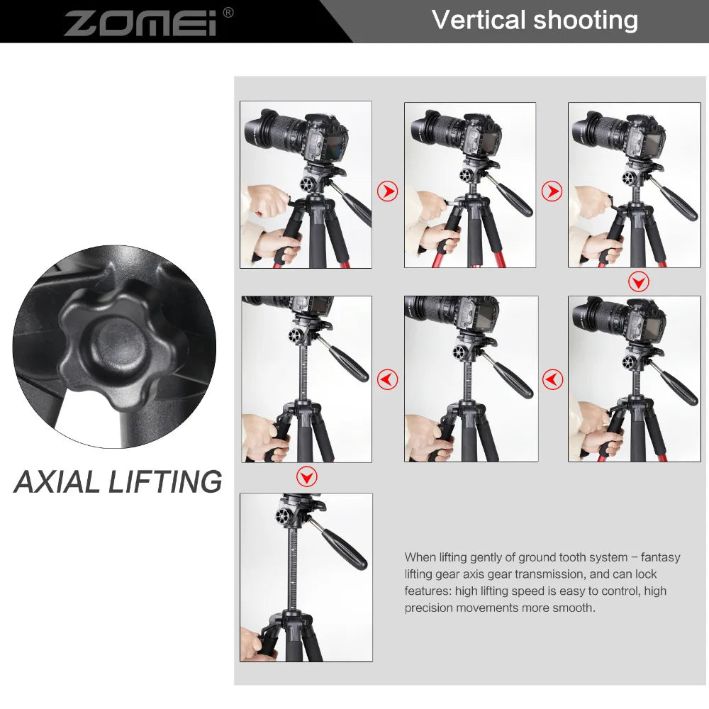 Professional PortableAluminum Camera Tripod-Free Shipping - Aurelia Clothing