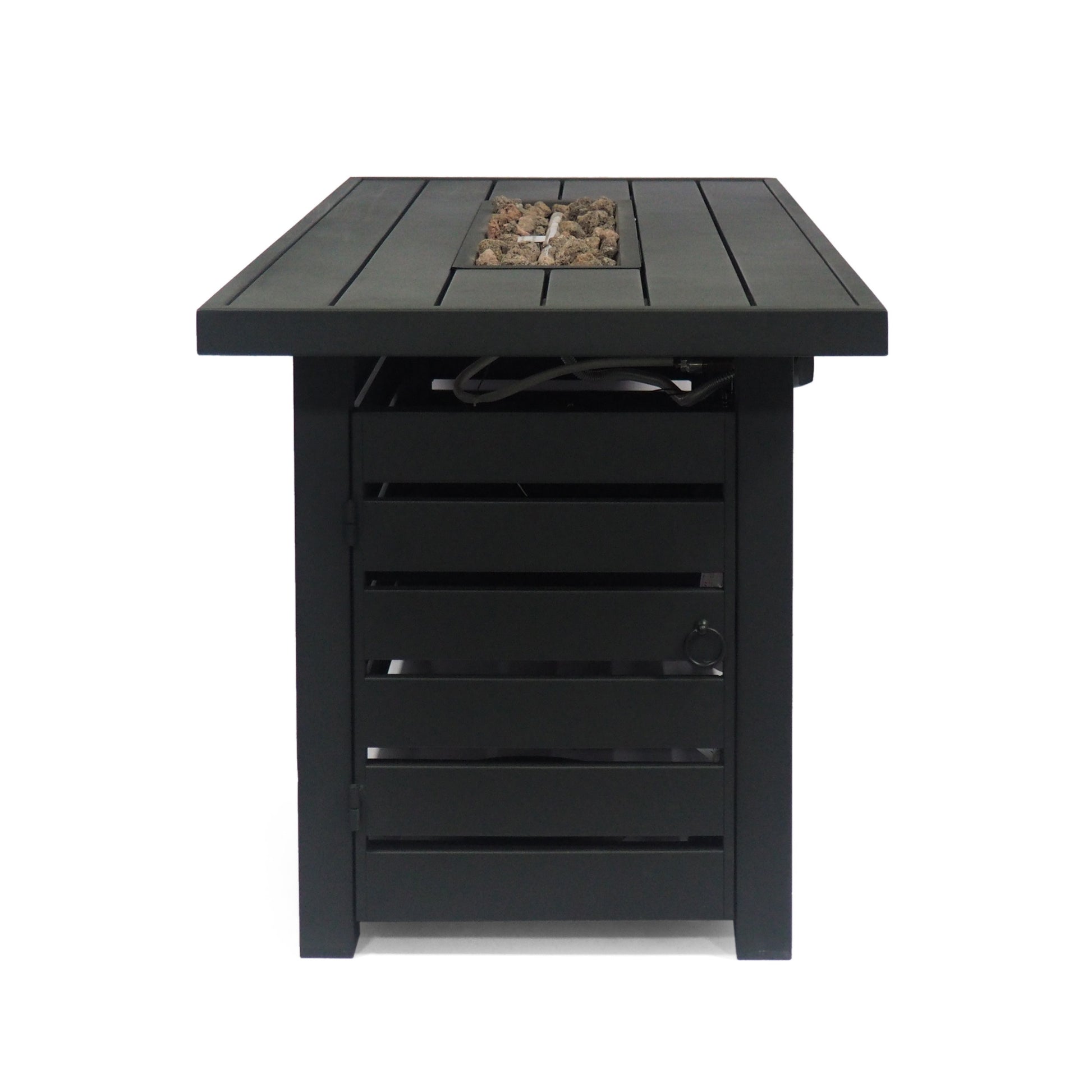 RECTANGULAR IRON FIRE PIT - 30 000BTU - Free Shipping - Aurelia Clothing