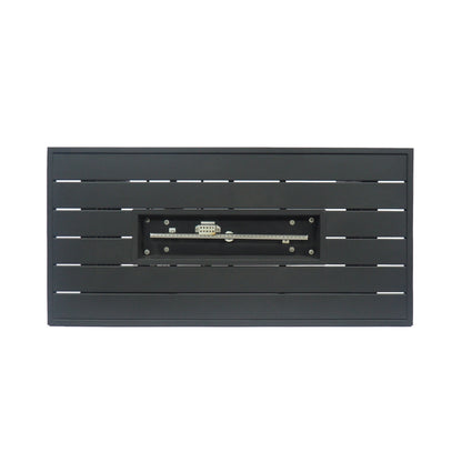 RECTANGULAR IRON FIRE PIT - 30 000BTU - Free Shipping - Aurelia Clothing