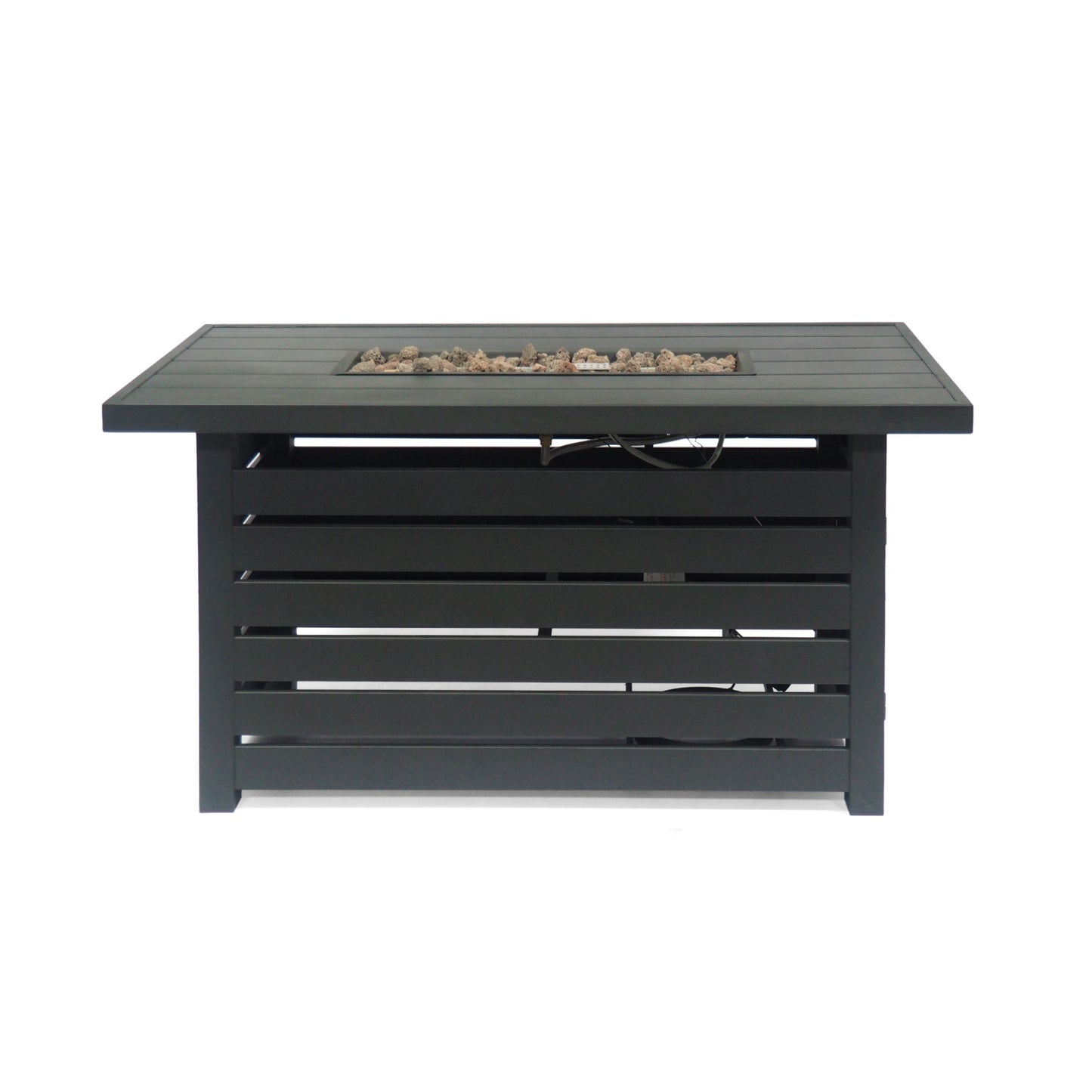RECTANGULAR IRON FIRE PIT - 30 000BTU - Free Shipping - Aurelia Clothing
