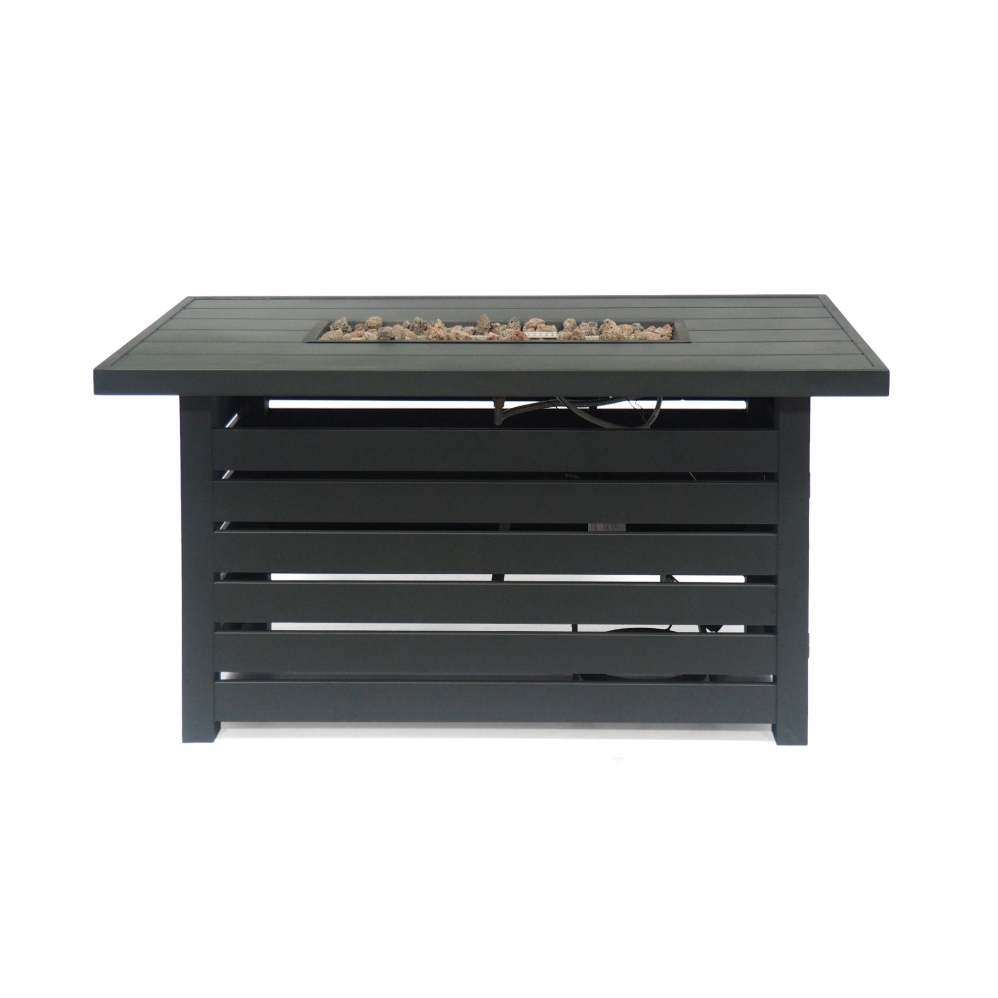RECTANGULAR IRON FIRE PIT - 30 000BTU - Free Shipping - Aurelia Clothing