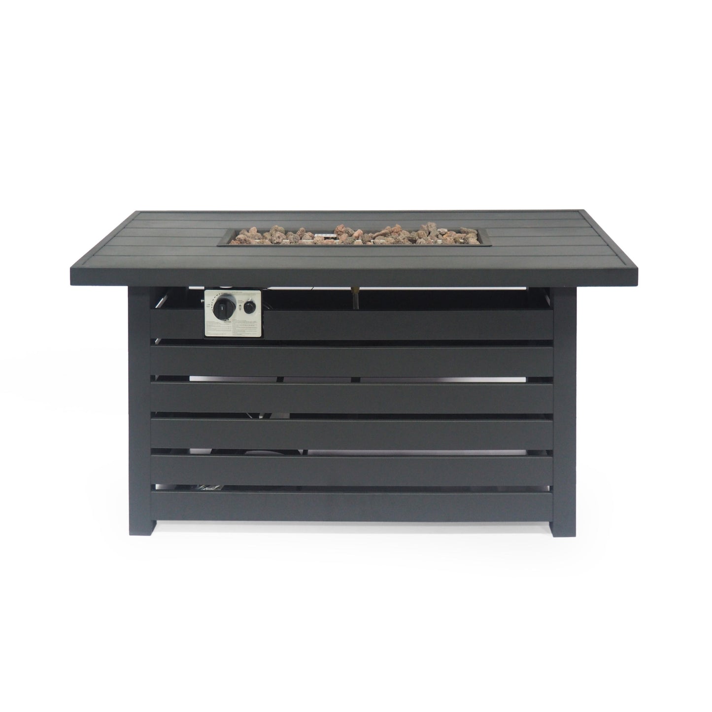 RECTANGULAR IRON FIRE PIT - 30 000BTU - Free Shipping - Aurelia Clothing