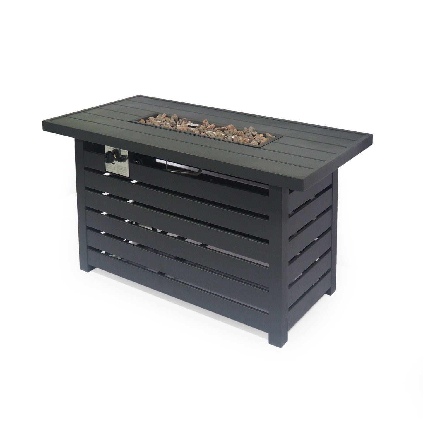 RECTANGULAR IRON FIRE PIT - 30 000BTU - Free Shipping - Aurelia Clothing