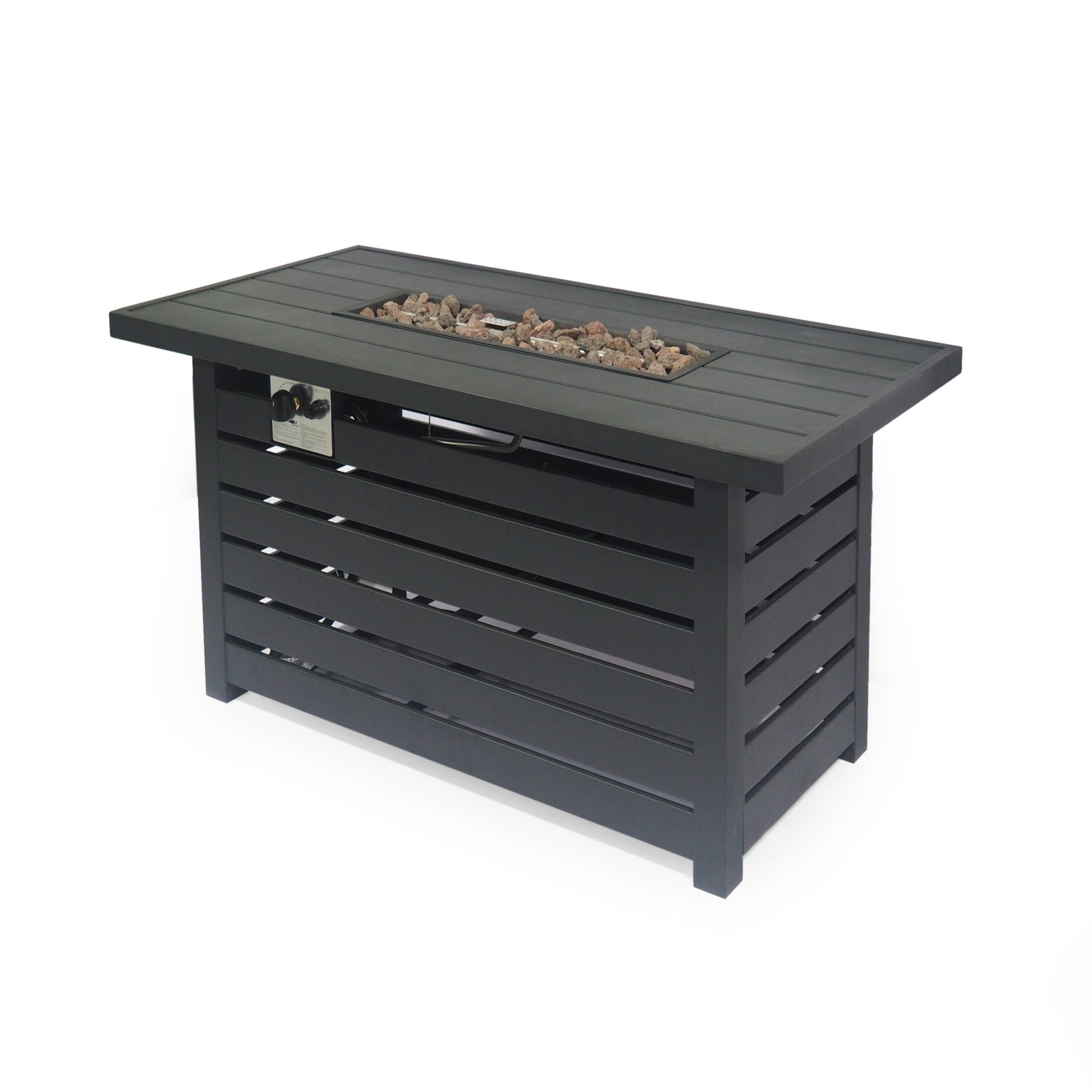 RECTANGULAR IRON FIRE PIT - 30 000BTU - Free Shipping - Aurelia Clothing
