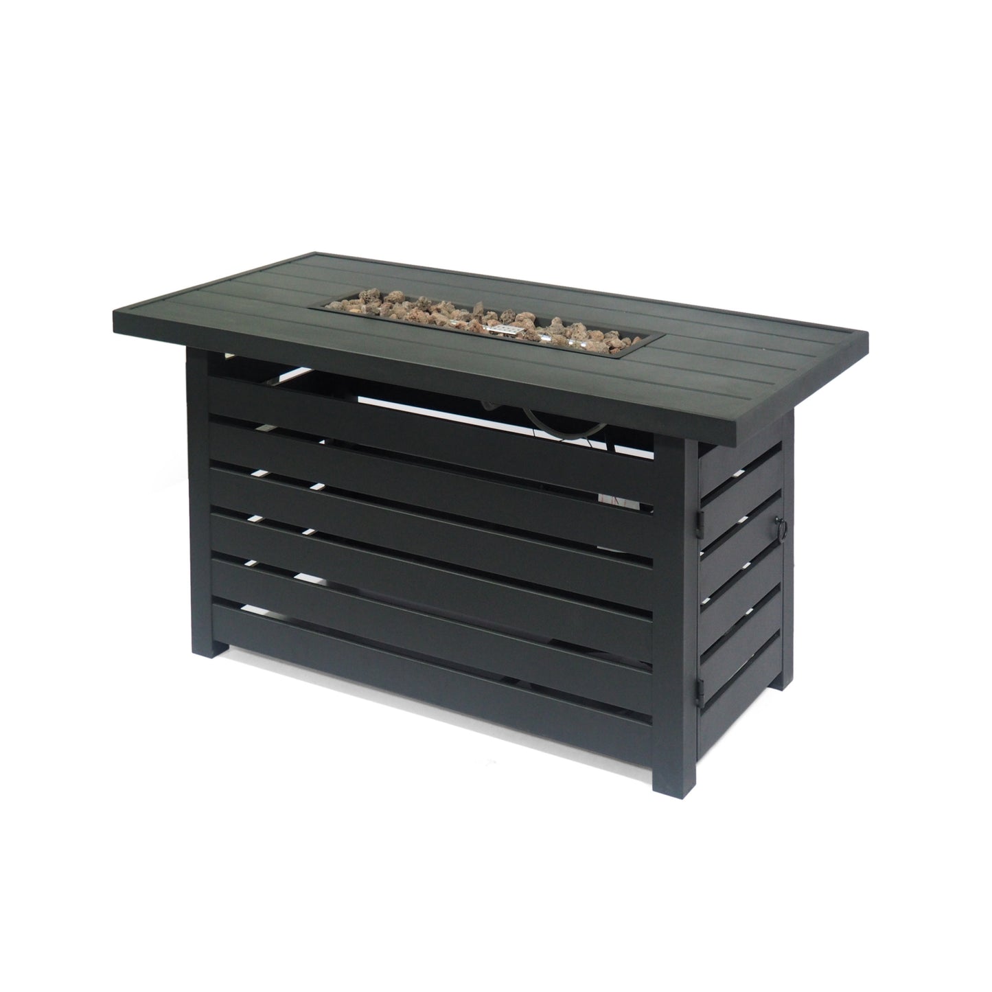RECTANGULAR IRON FIRE PIT - 30 000BTU - Free Shipping - Aurelia Clothing