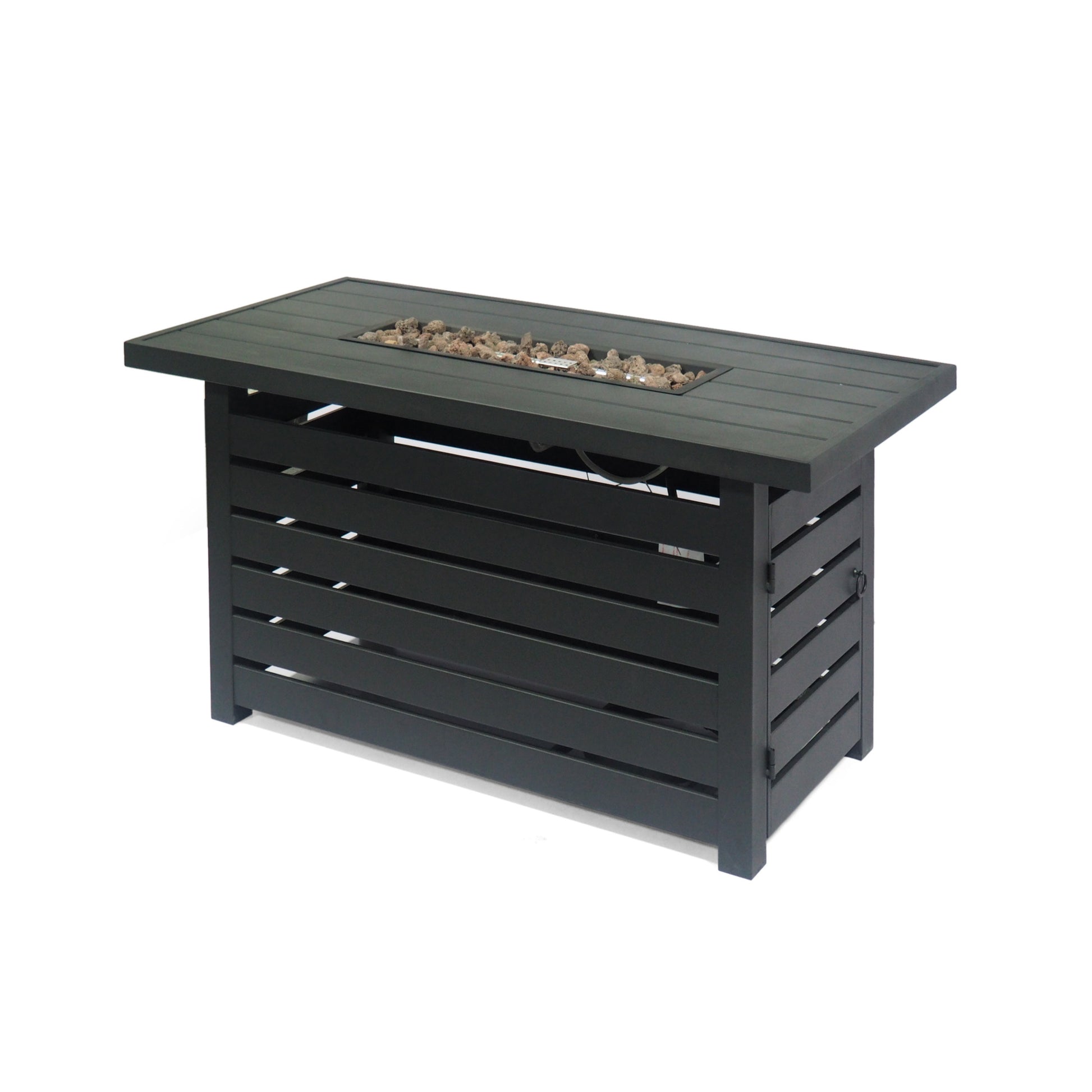 RECTANGULAR IRON FIRE PIT - 30 000BTU - Free Shipping - Aurelia Clothing