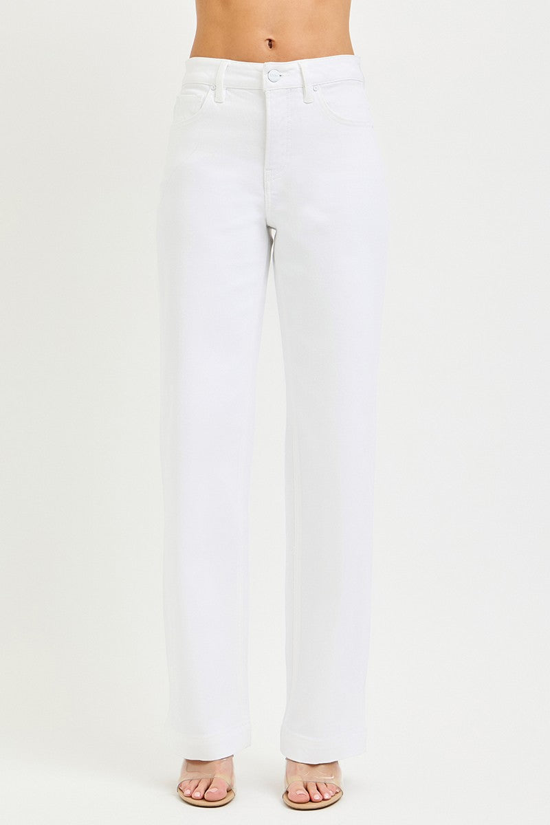 RISEN Full Size High Rise Wide Baggy Pants Plus Size-Free Shippimg - Aurelia Clothing