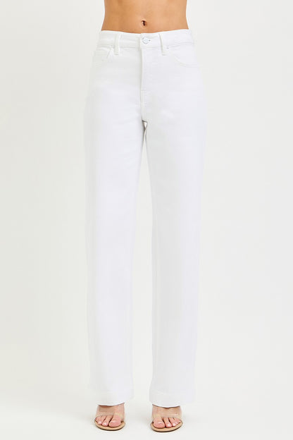 RISEN Full Size High Rise Wide Baggy Pants Plus Size-Free Shippimg - Aurelia Clothing