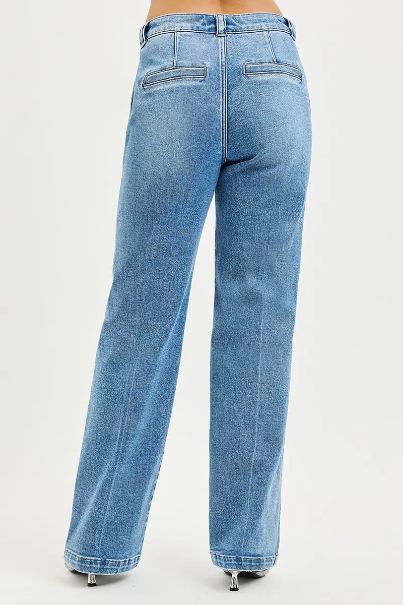 RISEN Slouchy Straight Jeans-Free Shipping - Aurelia Clothing