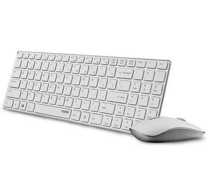 Rapoo 9300P Ultra Thin Metal Optical Wireless Keyboard and Mouse Combos for PC Laptop Gaming Home Keyboard - Free Shipping - Aurelia Clothing
